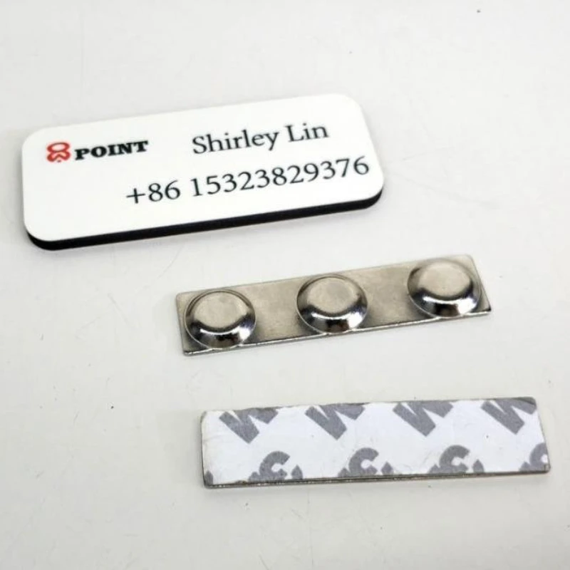 Woodworking Names - Lencana Persegi Panjang 39*76*3Mm dengan Tag