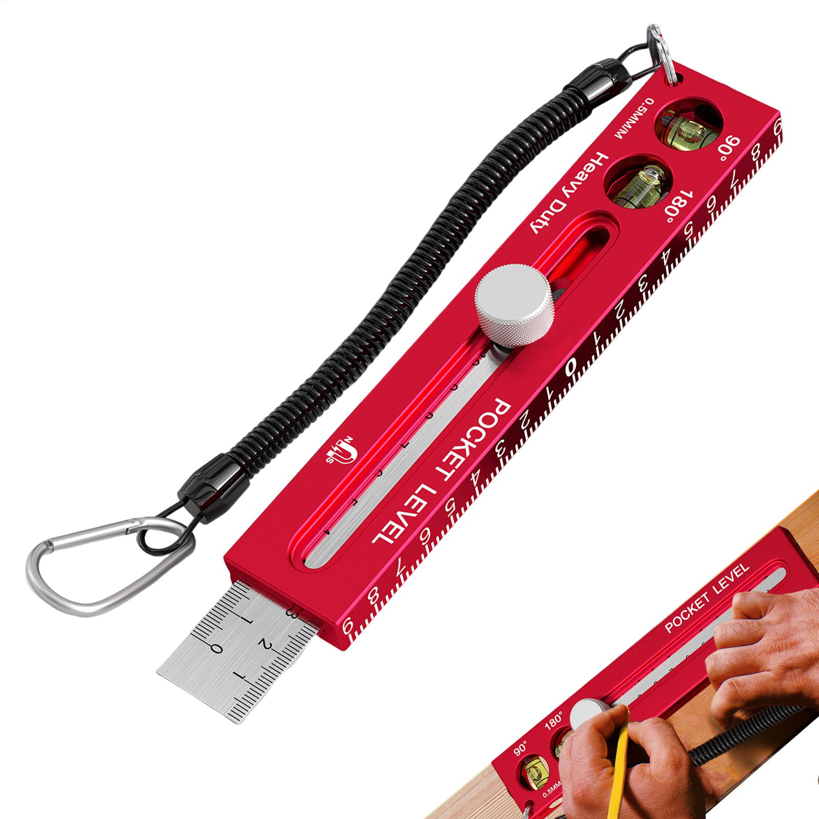 Marking Gauge Tool - Alat Ukur Pertukangan Kayu Penggaris Magnetik