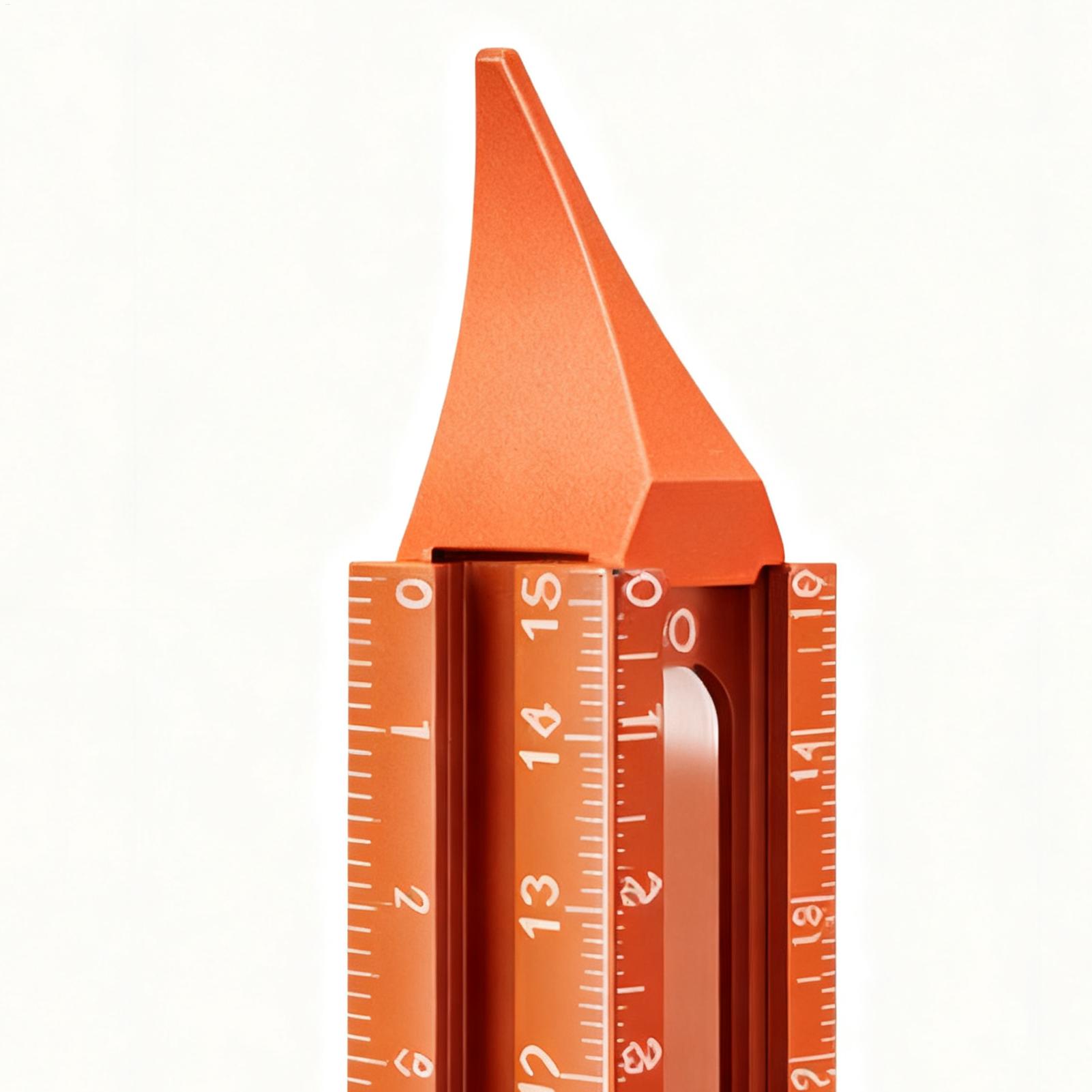 Marking Gauge Tool - Alat Penanda Kayu 4-Sisi dengan Basis
