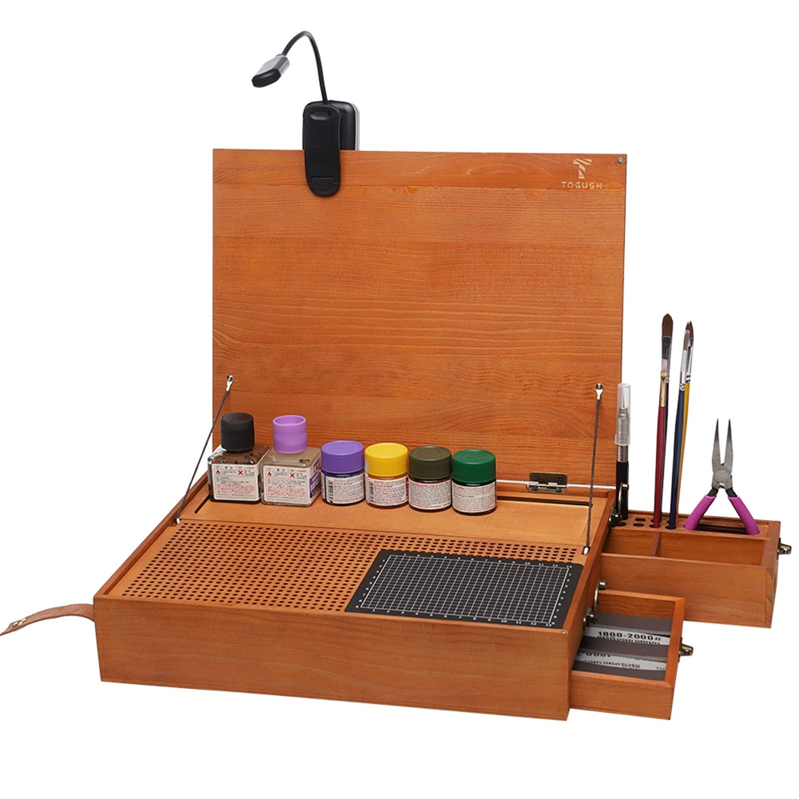 Woodworking Box - Meja Kerja Hobi untuk Pembuatan Model,