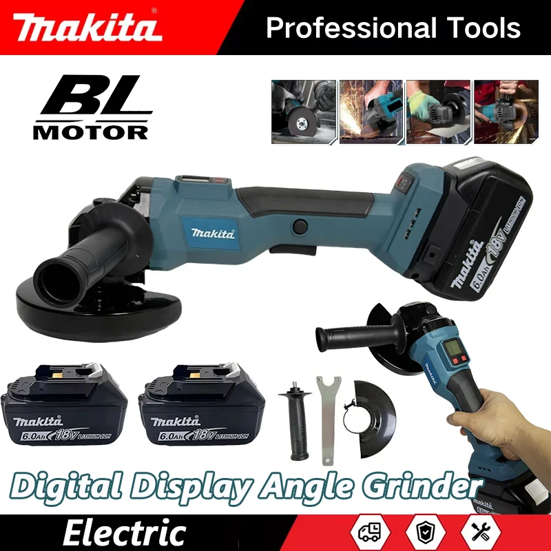 Woodworking Show - Alat Makita Penggiling Sudut Elektrik Tanpa