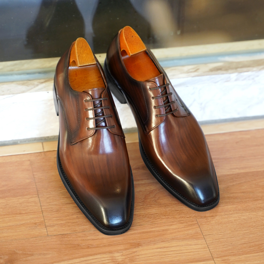 Woodworking Shoes - Sepatu Kasual Bisnis Pria Derby Kulit