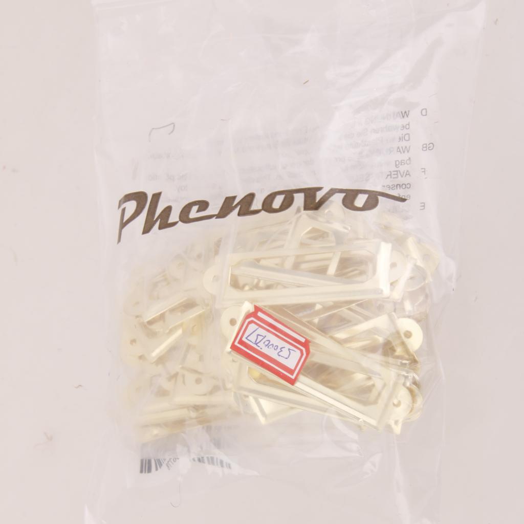 Woodworking Names - Penyangga Label Logam dengan Pegangan Tarik