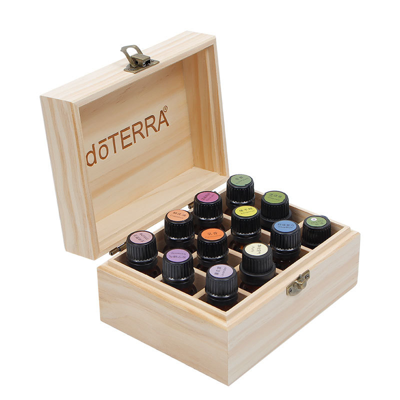 Woodworking Show - Untuk DoTERRA penyimpanan minyak esensial kotak
