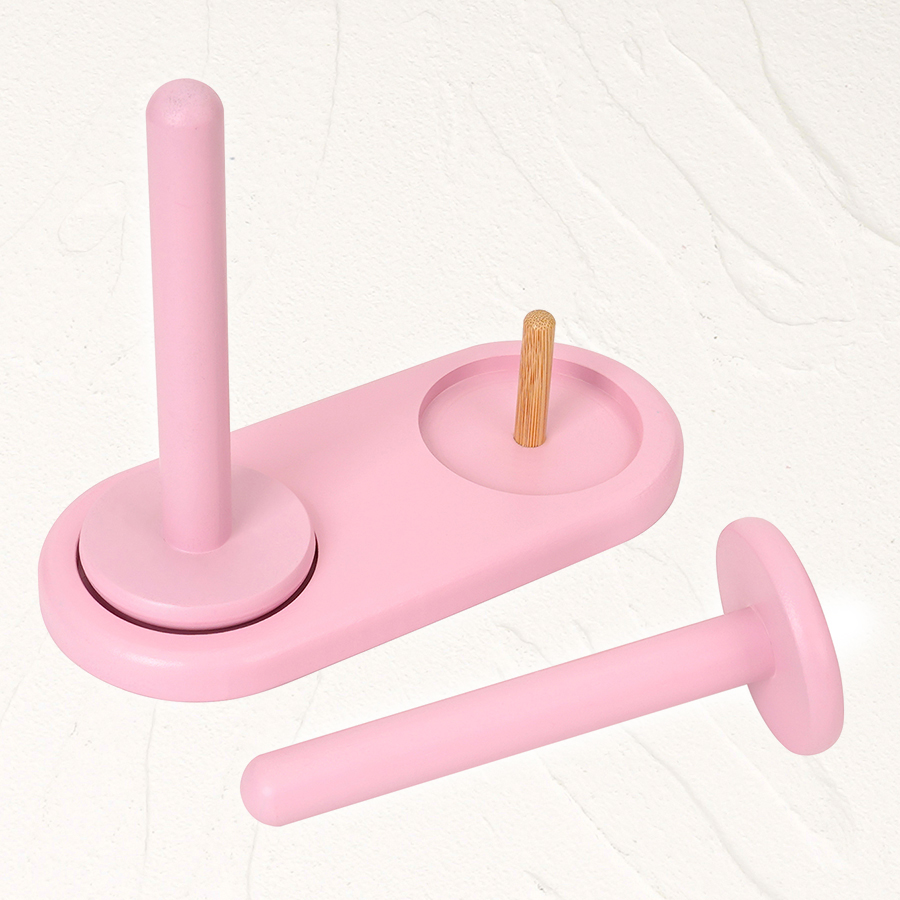 Woodworking Crafts - 1 Buah Tempat Benang Kayu Sumbu