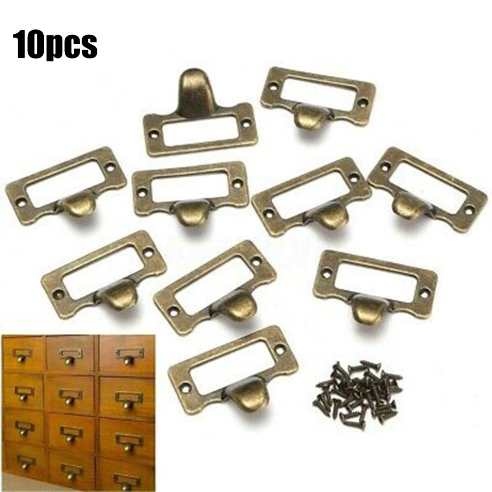 Woodworking Names - Baru 10 Buah Label Tarik Laci