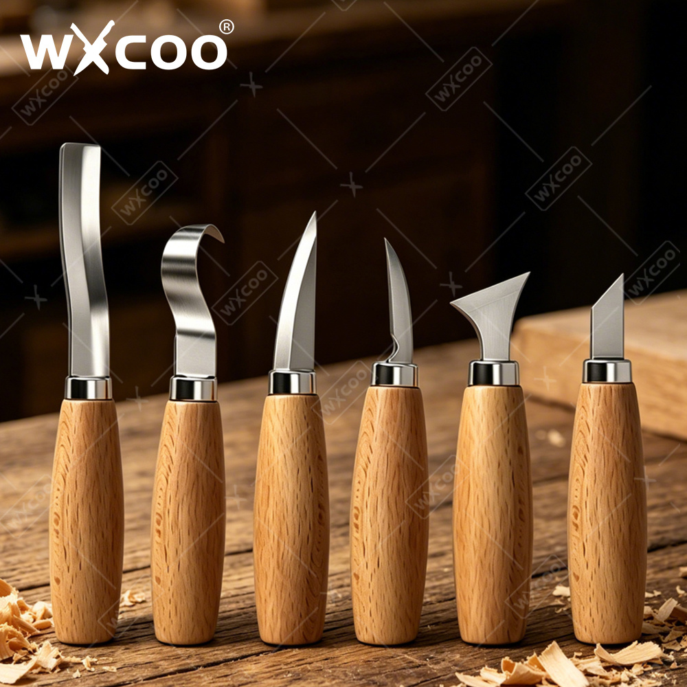Woodworking For Beginners - Pisau Pahat Ukir Kayu Ergonomis WXCOO,