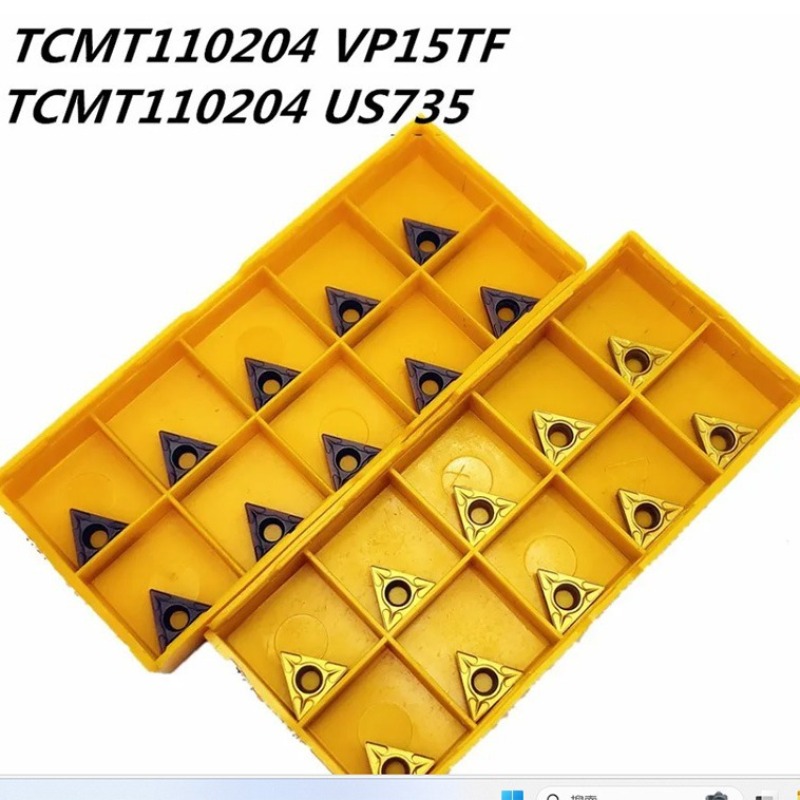 Parting Tool Lathe - 10pcs/kotak TCMT110204 VP15TF UE6020 US735 Alat