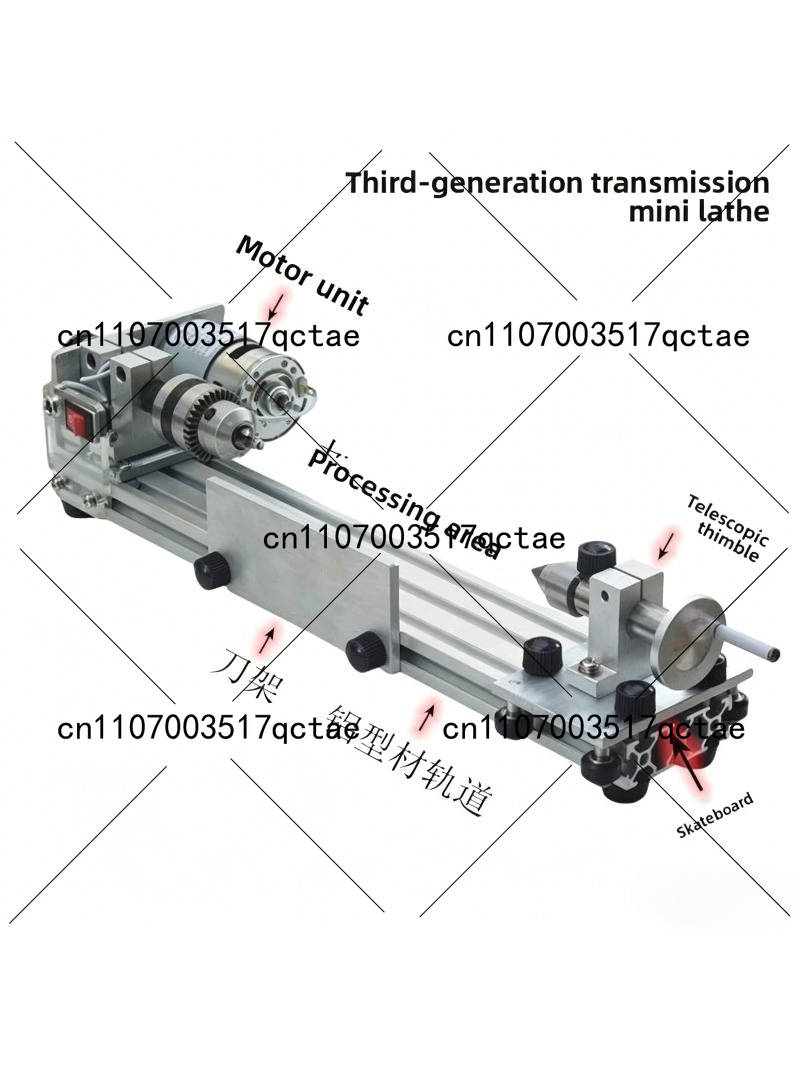 Mesin Bubut Mikro Multifungsi  - Woodworking Lathe Machine ulasan dan harga