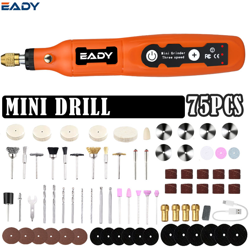 Bor Mini Tanpa Kabel USB & Pen - Woodworking Crafts ulasan dan harga