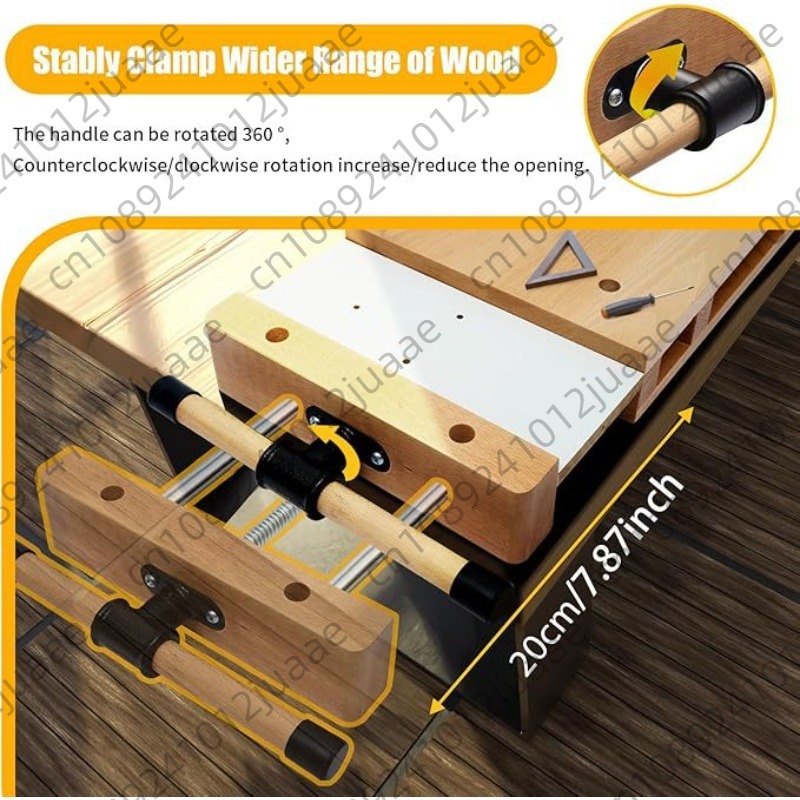Meja Kerja Kayu dengan Vise un - Woodworking Bench Vise ulasan dan harga