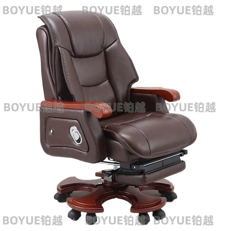Kursi Kantor Kulit Eksekutif E - Woodworking Desk Chair ulasan dan harga