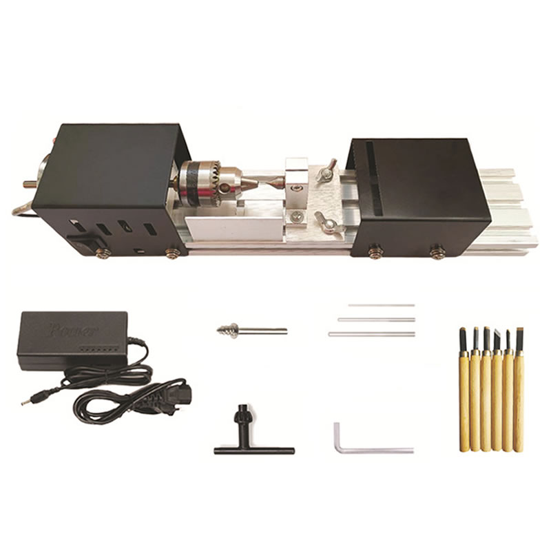 Mesin miniatur manik-manik Min - Woodworking Lathe Machine ulasan dan harga