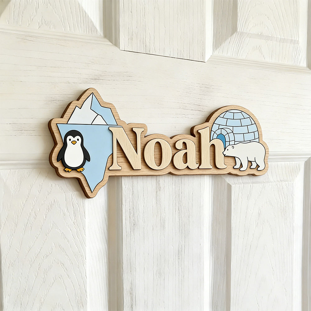 Papan Nama Kustom Penguin Arkt - Woodworking For Beginners ulasan dan harga
