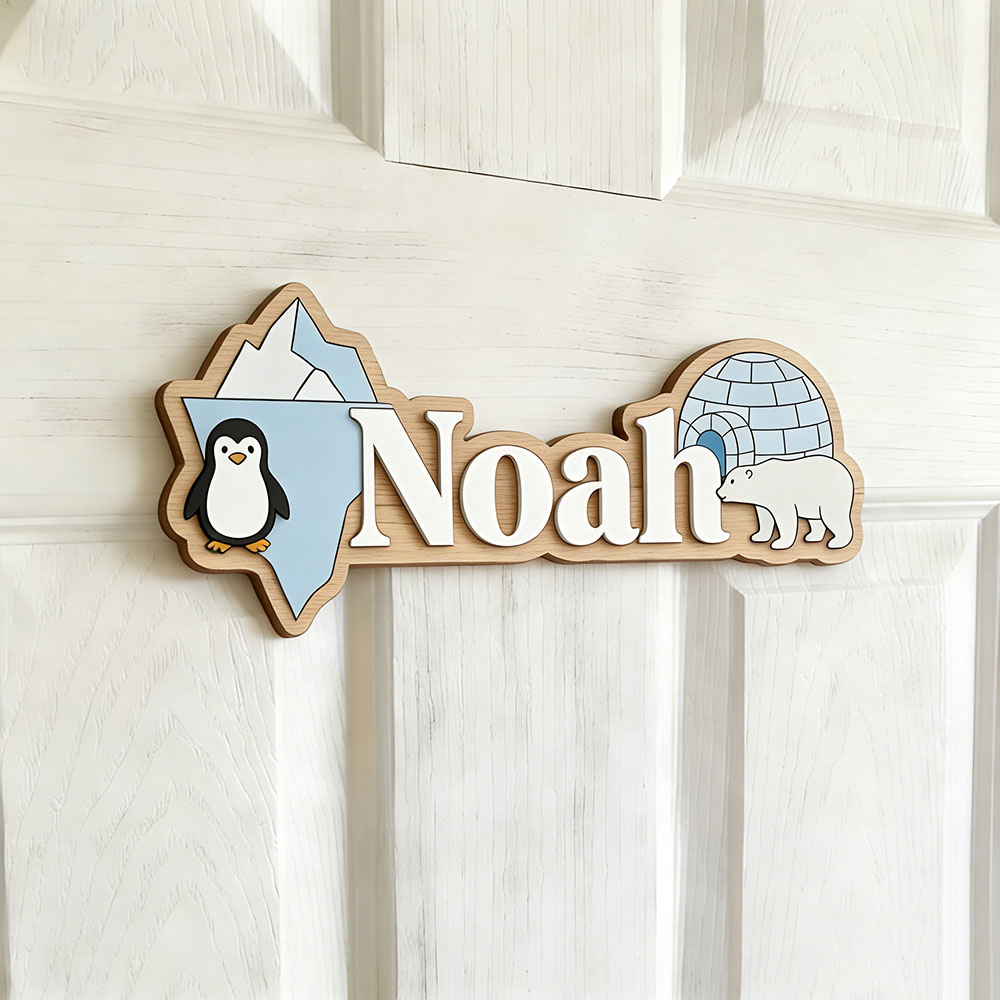 Papan Nama Kustom Penguin Arkt - Woodworking For Beginners ulasan dan harga