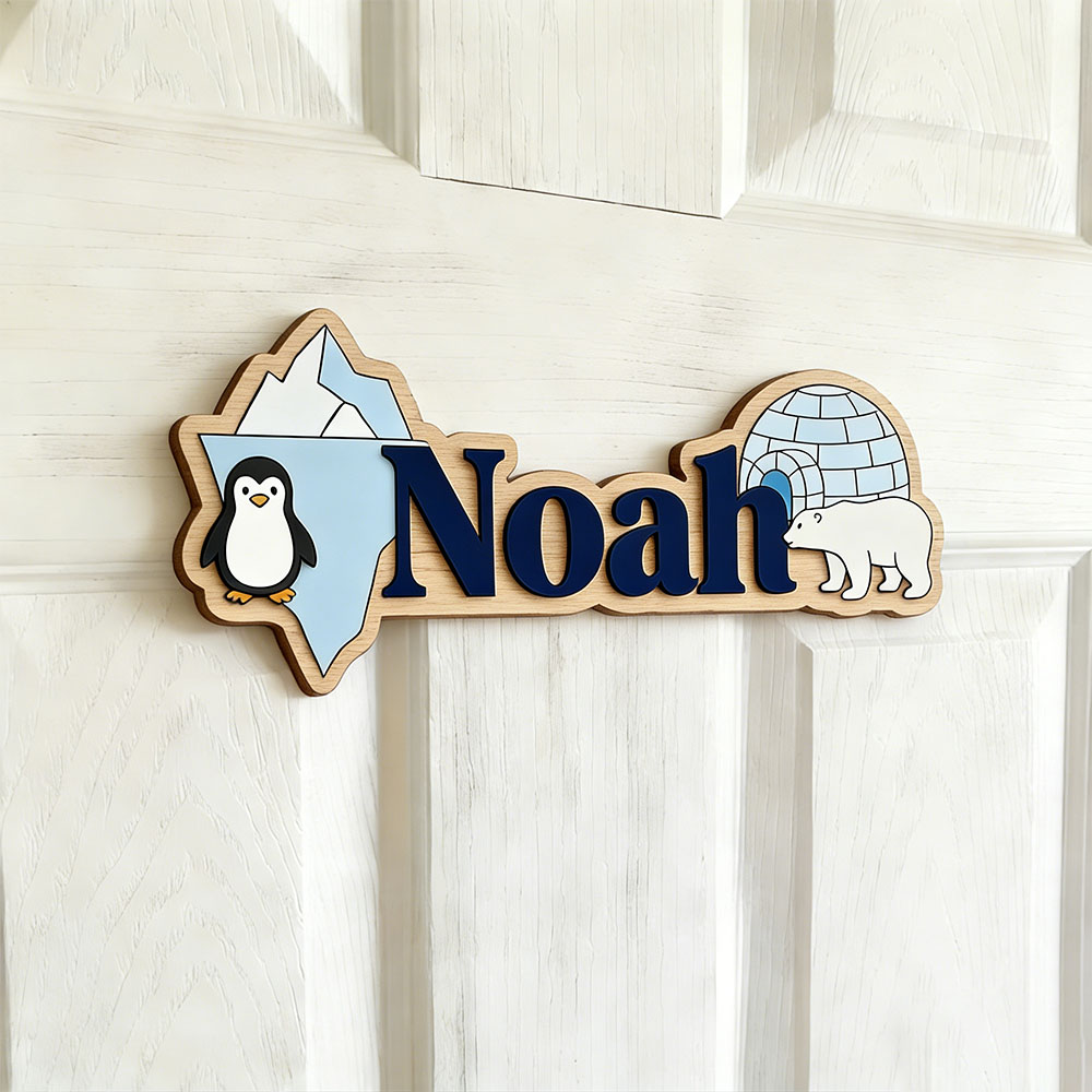 Papan Nama Kustom Penguin Arkt - Woodworking For Beginners ulasan dan harga
