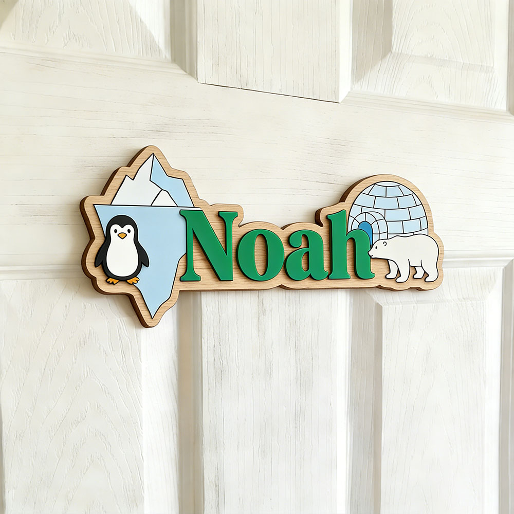 Papan Nama Kustom Penguin Arkt - Woodworking For Beginners ulasan dan harga