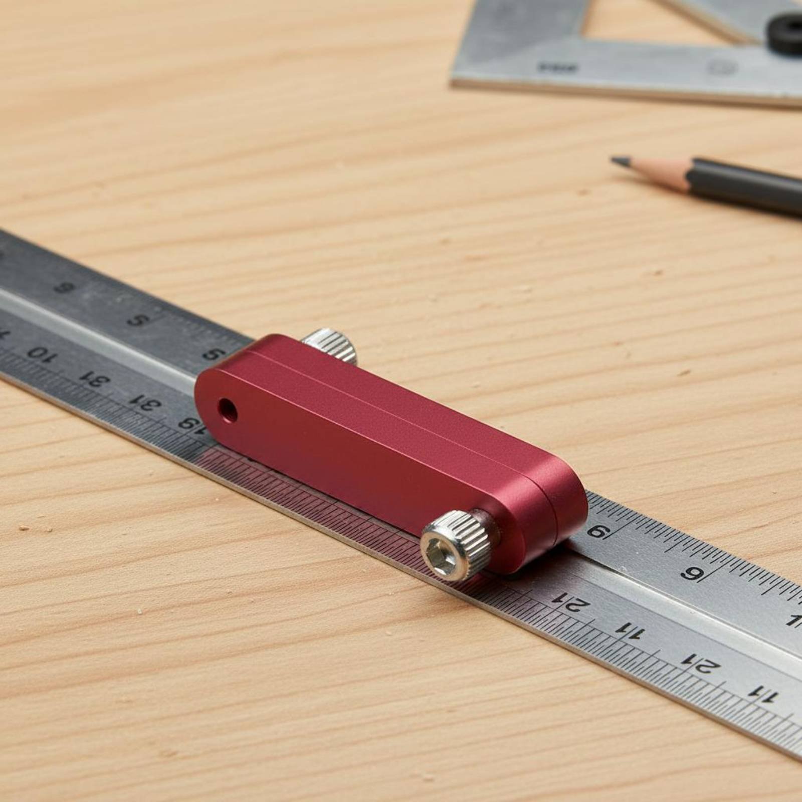 Pengatur Posisi Penggaris Tuka - Woodworking Ruler ulasan dan harga