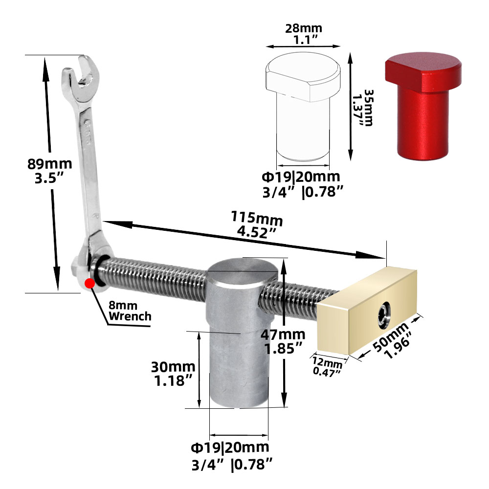Penjepit rem anjing, alat tuka - Woodworking Bench Vise ulasan dan harga