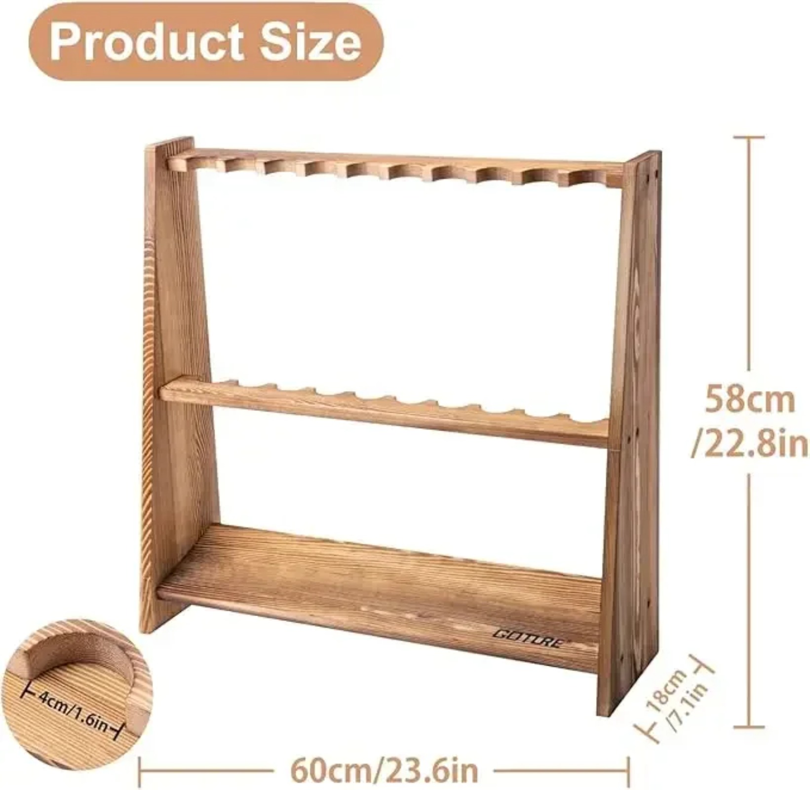 Rak Pancing Kayu Pinus Karboni - Woodworking Show ulasan dan harga