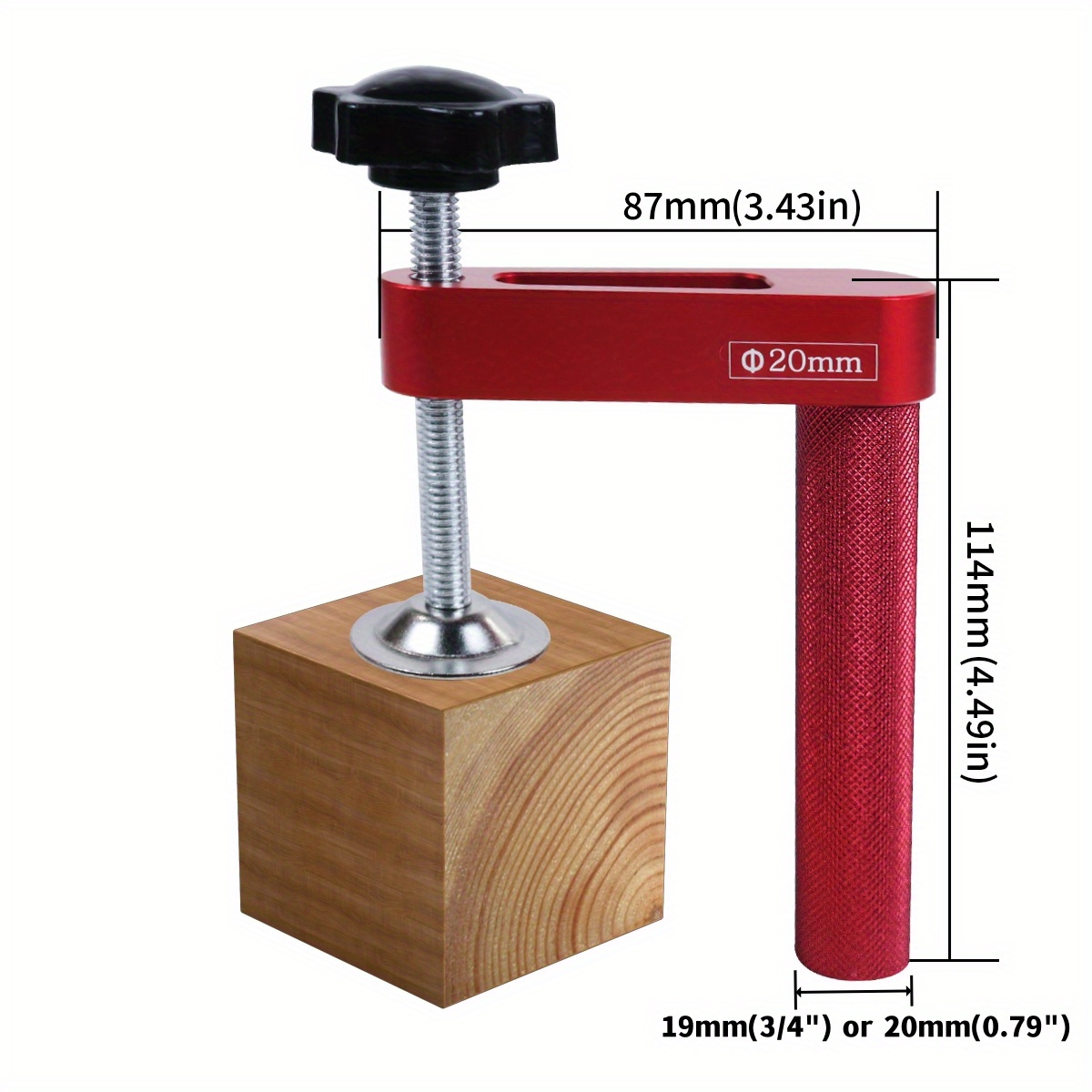 1 buah 19mm/20mm penjepit luba - Woodworking Bench Vise ulasan dan harga