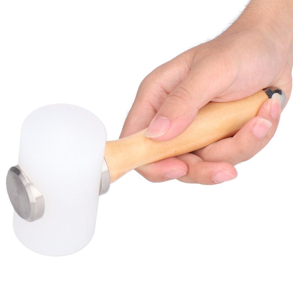Palu Ukir Kulit Panjang 19cm G - Wooden Mallet Carving ulasan dan harga
