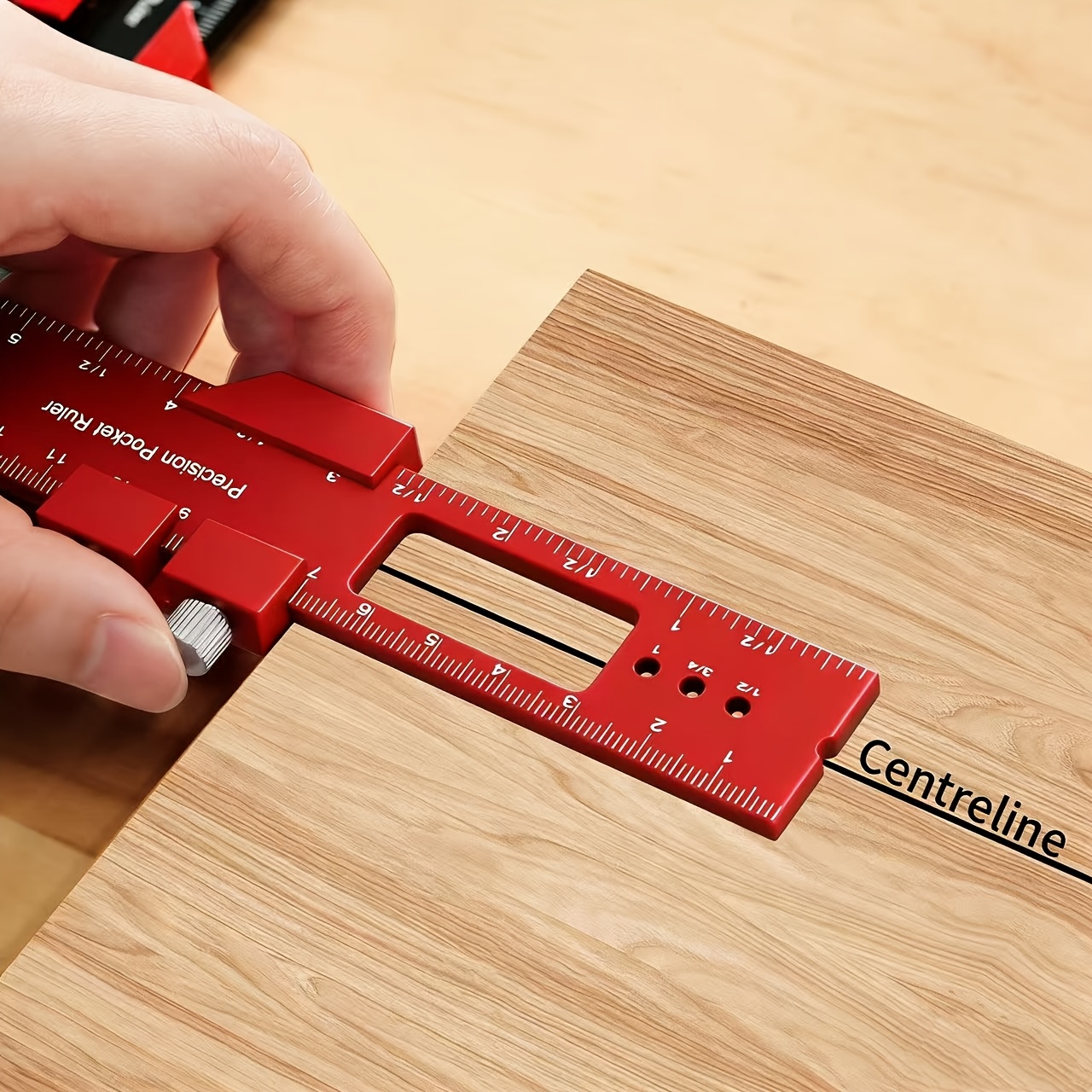 Penggaris Saku Kayu dari Padua - Woodworking Ruler ulasan dan harga