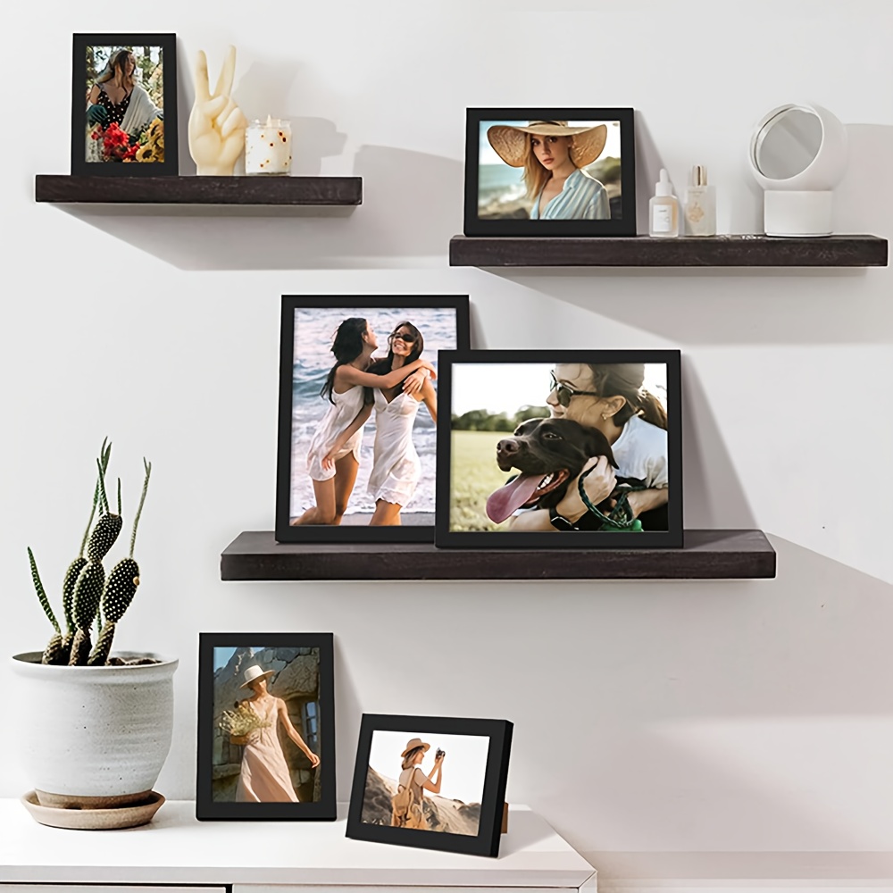 Set Bingkai Foto Kayu Hitam A4 - Woodworking Show ulasan dan harga