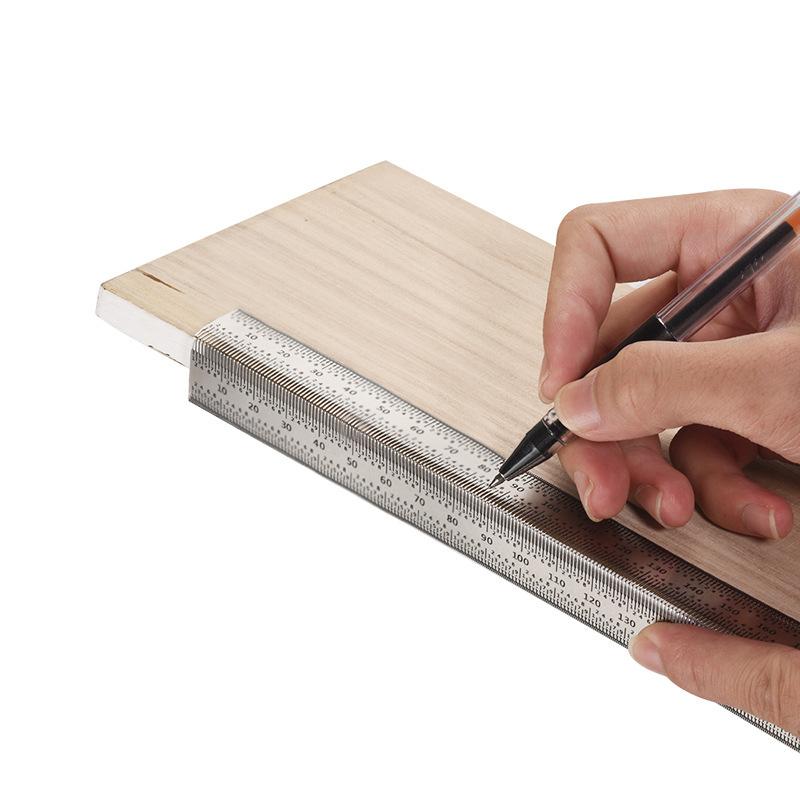 【HG】Penggaris Lubang Tipe T Pr - Woodworking Ruler ulasan dan harga