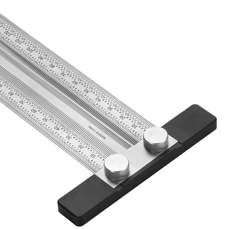 【HG】Penggaris Lubang Tipe T Pr - Woodworking Ruler ulasan dan harga