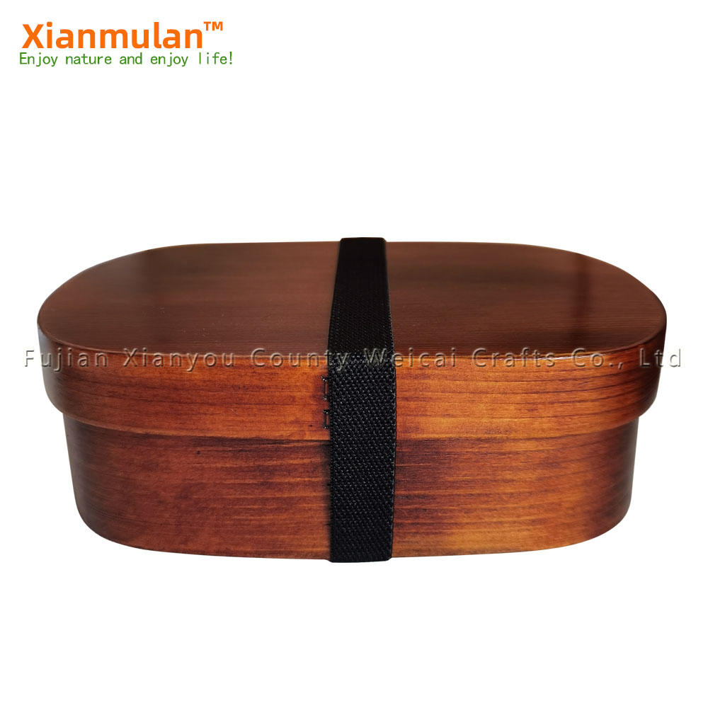 Kotak Bento Kayu Alami Kotak M - Woodworking Box ulasan dan harga