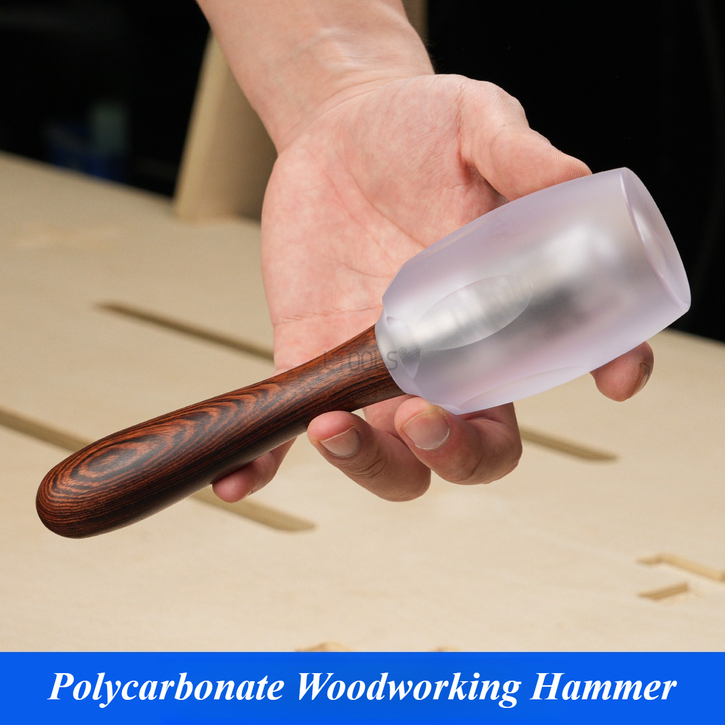 Palu Pengerjaan Kayu Anti Gore - Wooden Mallet Carving ulasan dan harga