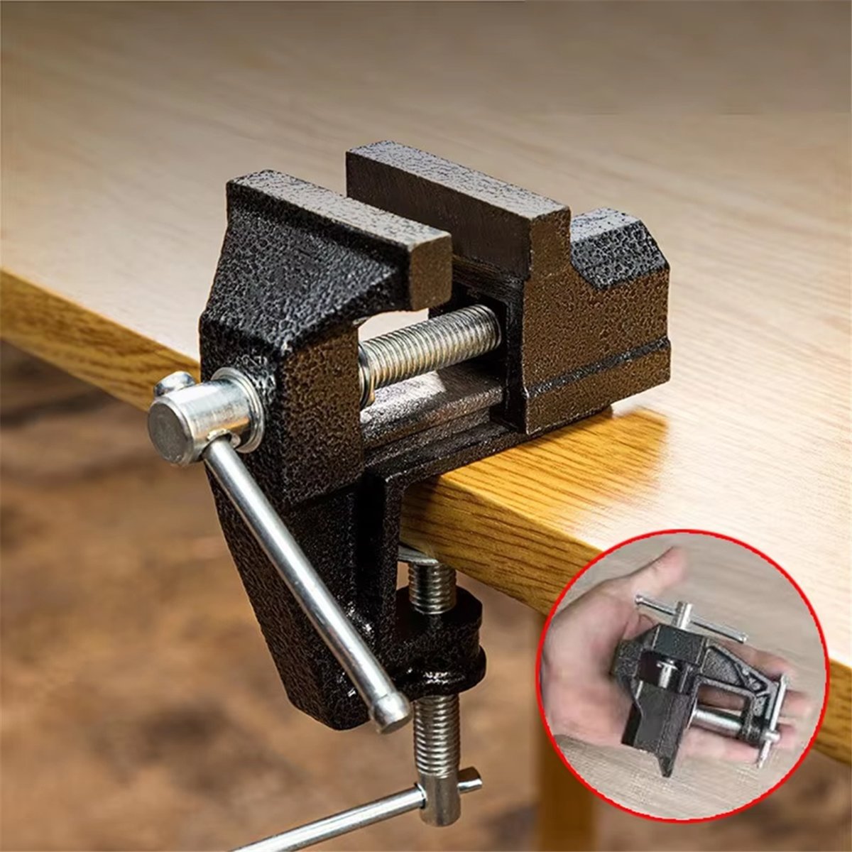 SDFC Mini Bench Vise Alat Pert - Woodworking Bench Vise ulasan dan harga