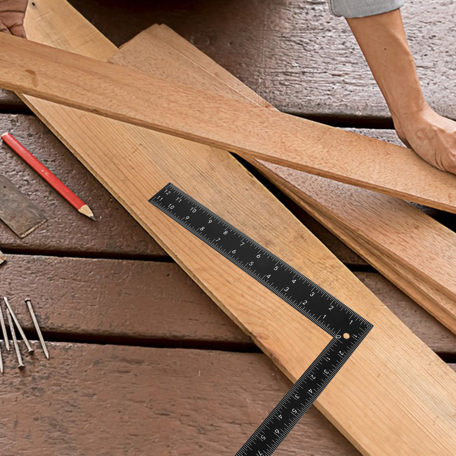 Penggaris Baja Profesional Ben - Woodworking Crafts ulasan dan harga