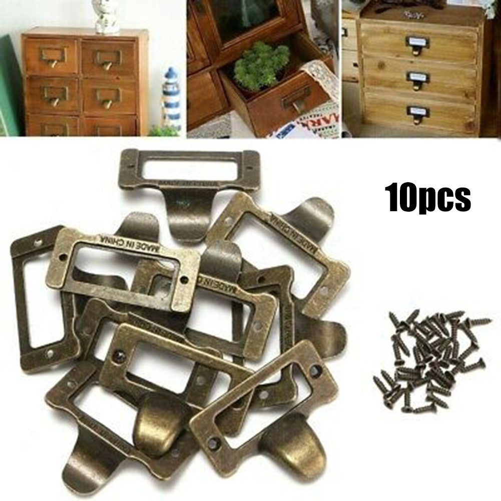 Baru 10 Buah Label Tarik Laci  - Woodworking Names ulasan dan harga
