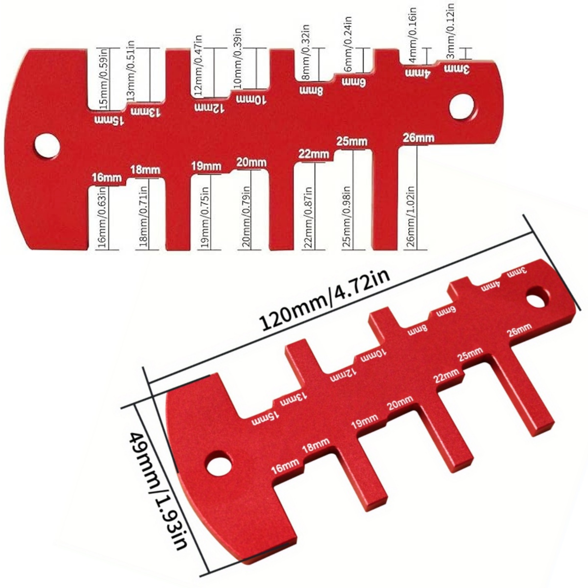 Pengukur Tinggi Gergaji Penger - Woodworking Ruler ulasan dan harga