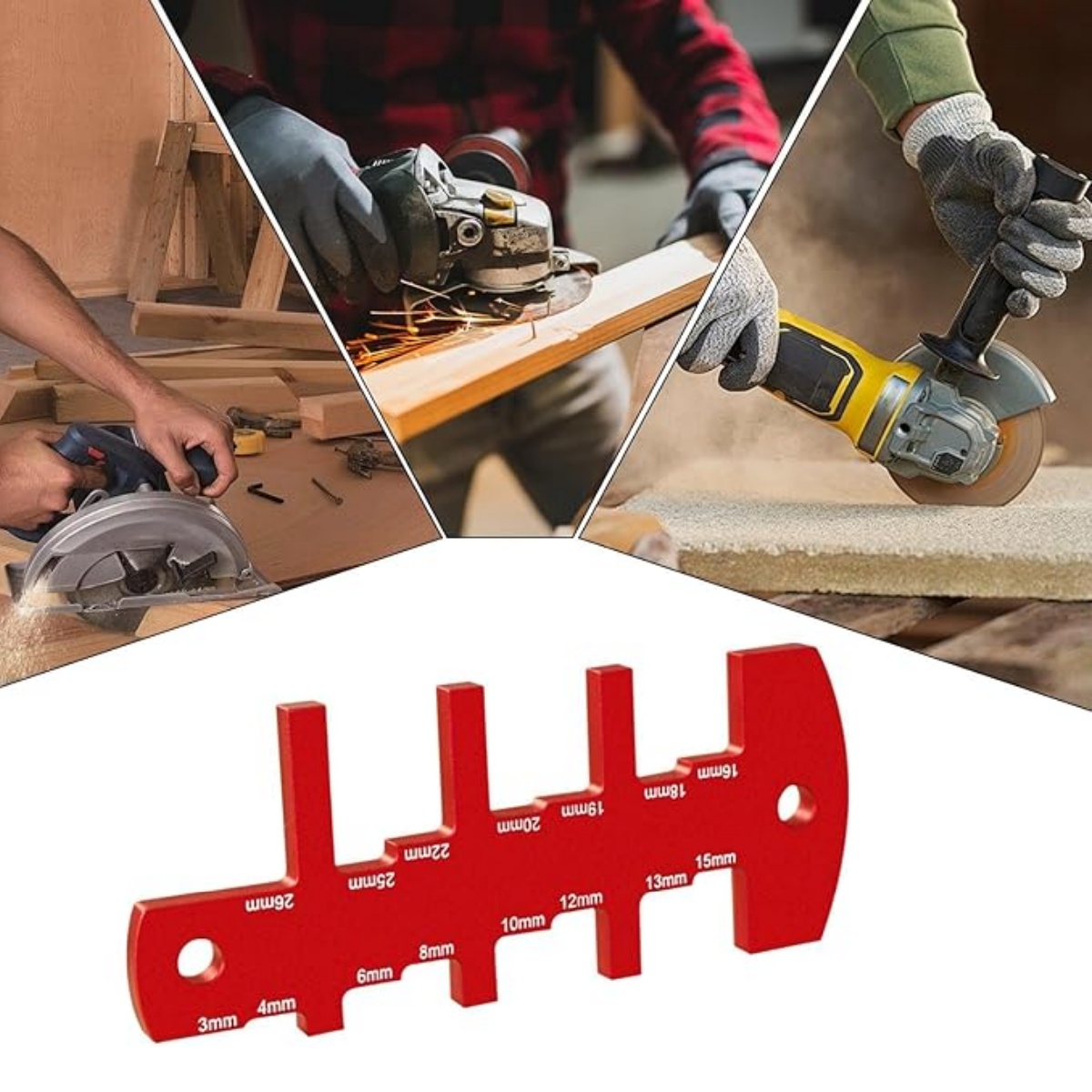 Pengukur Tinggi Gergaji Penger - Woodworking Ruler ulasan dan harga