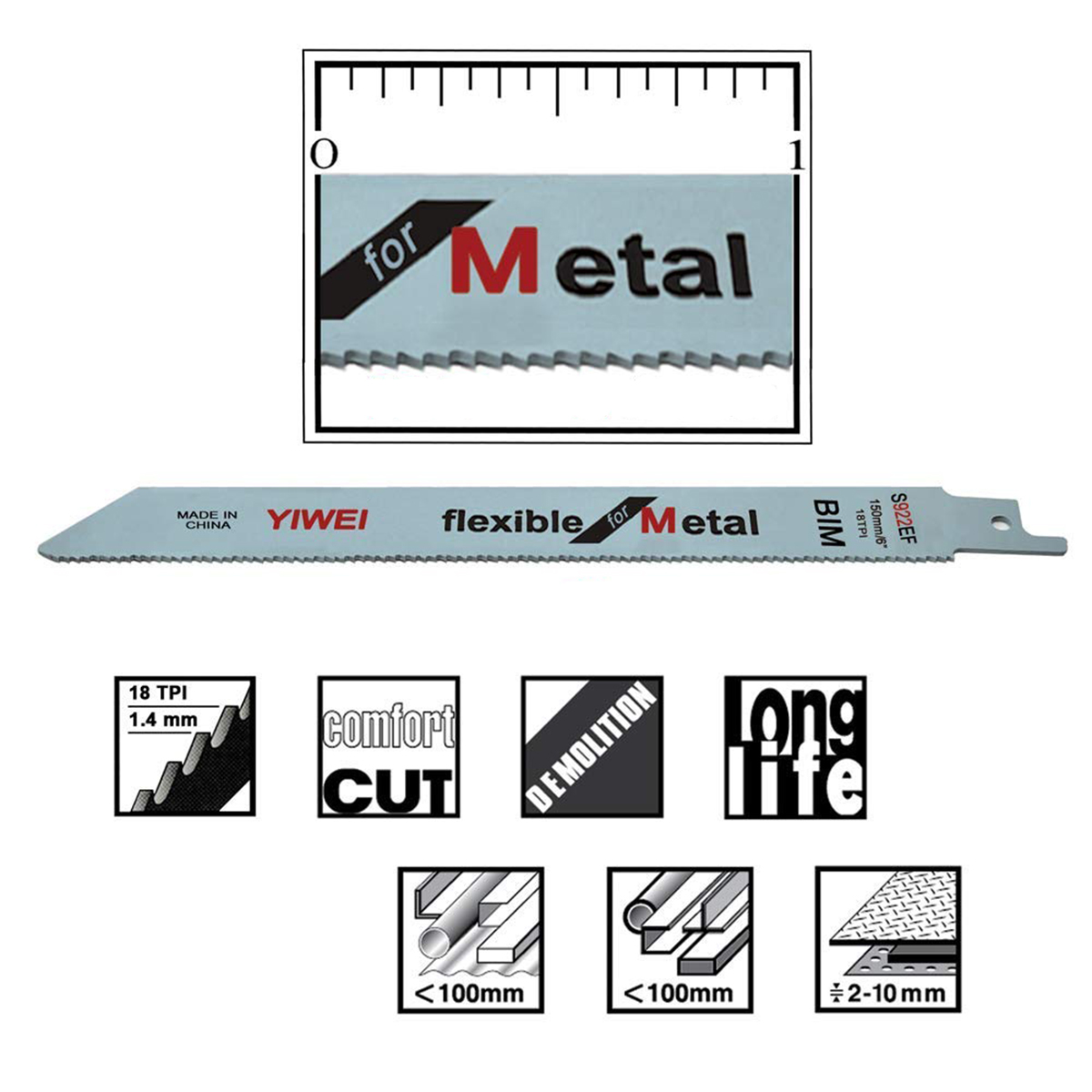 Pisau gergaji bolak-balik pemo - Band Saw Blade ulasan dan harga