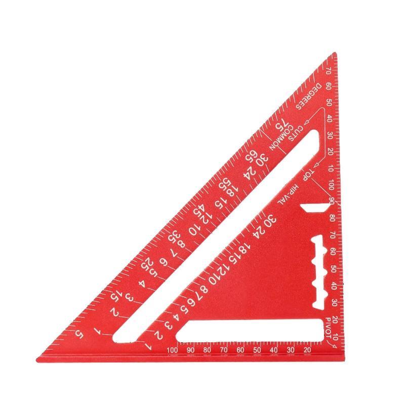 1 Buah Penggaris Segitiga Padu - Woodworking Ruler ulasan dan harga