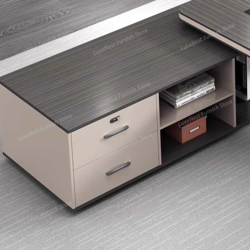 Meja Kerja Mewah dengan Rak Pe - Woodworking Desk Chair ulasan dan harga