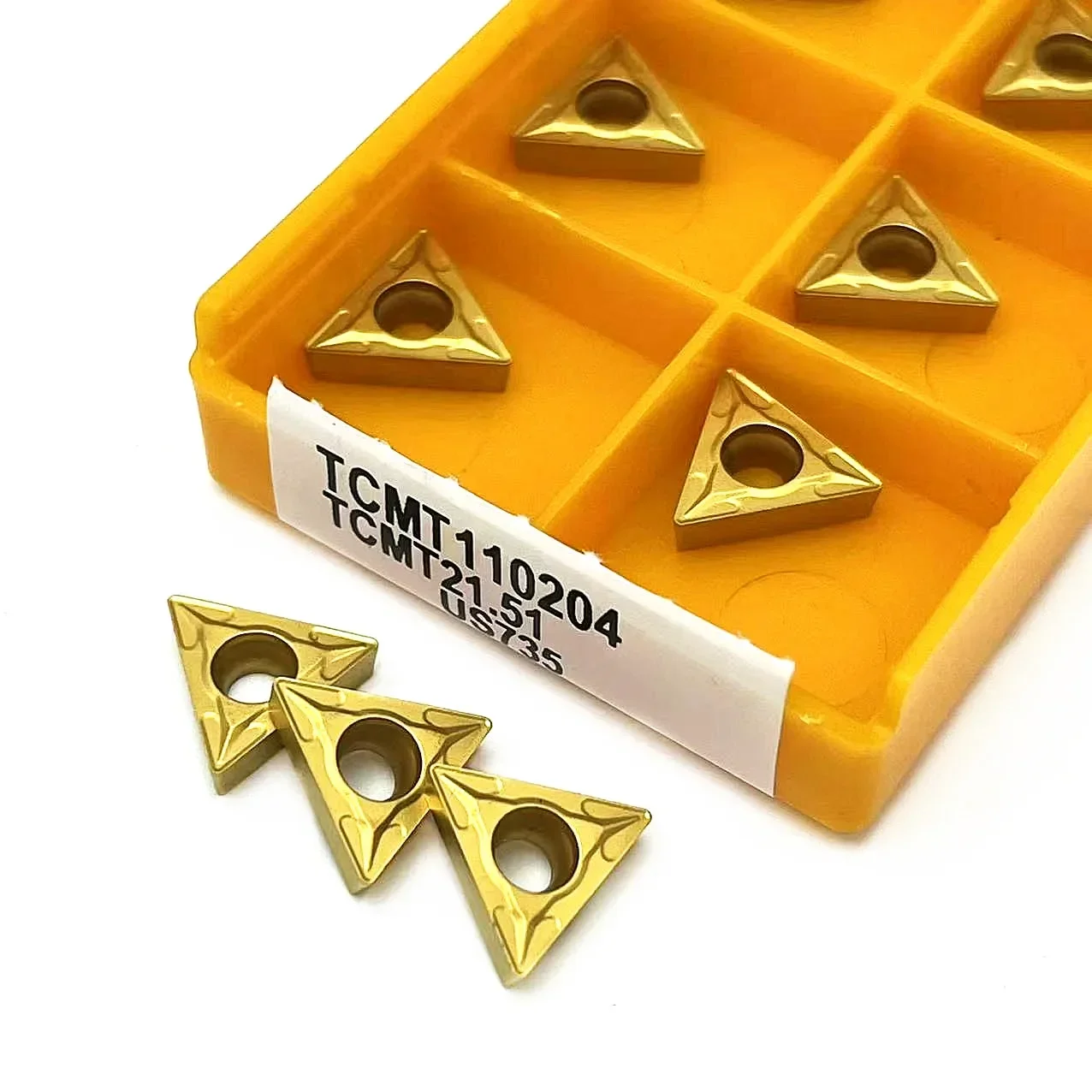10pcs/kotak TCMT110204 VP15TF  - Parting Tool Lathe ulasan dan harga